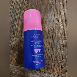 Ultra Violette Preen Screen Reapplication Mist - Pink & Blue